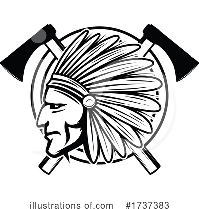 Royalty-Free (RF) Native American Clipart Illustration by Vector Tradition SM - Stock Sample #1737383
