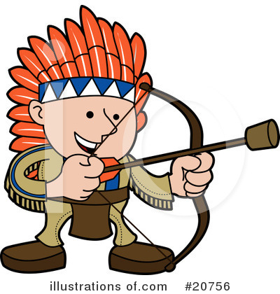 Royalty-Free (RF) Native American Clipart Illustration by AtStockIllustration - Stock Sample #20756