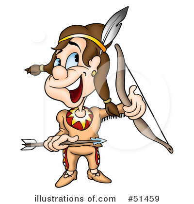 Royalty-Free (RF) Native American Clipart Illustration by dero - Stock Sample #51459