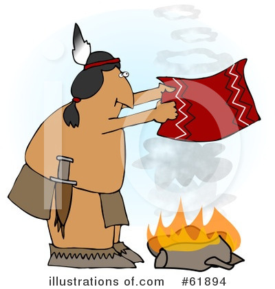 Royalty-Free (RF) Native American Clipart Illustration by djart - Stock Sample #61894