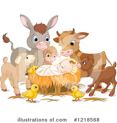 Royalty-Free (RF) Nativity Clipart Illustration by Pushkin - Stock Sample #1218568
