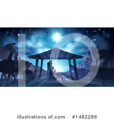 Royalty-Free (RF) Nativity Clipart Illustration by AtStockIllustration - Stock Sample #1482288
