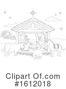 Nativity Clipart #1612018 by AtStockIllustration
