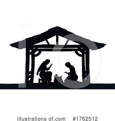 Nativity Scene Clipart #1762512 by AtStockIllustration