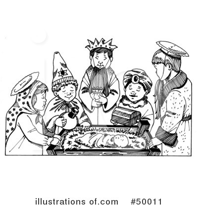 Royalty-Free (RF) Nativity Clipart Illustration by LoopyLand - Stock Sample #50011