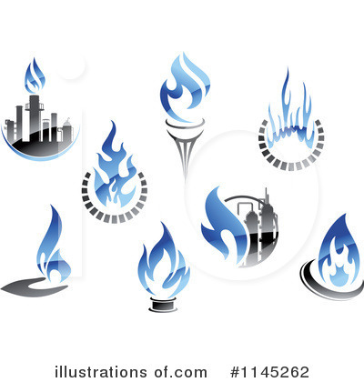 Royalty-Free (RF) Natural Gas Clipart Illustration by Vector Tradition SM - Stock Sample #1145262