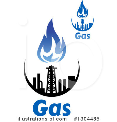 Royalty-Free (RF) Natural Gas Clipart Illustration by Vector Tradition SM - Stock Sample #1304485