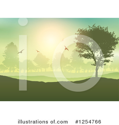 Forest Clipart #1254766 by KJ Pargeter