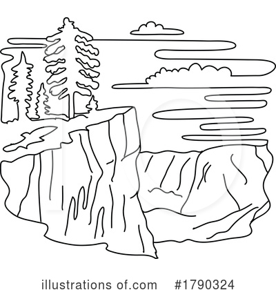 Yosemite Clipart #1790324 by patrimonio