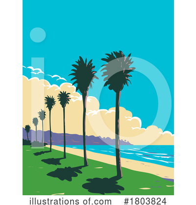 Palm Tree Clipart #1803824 by patrimonio