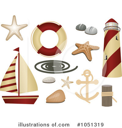 Royalty-Free (RF) Nautical Clipart Illustration by elaineitalia - Stock Sample #1051319