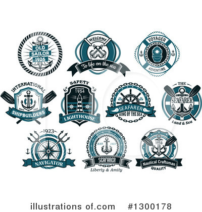 Royalty-Free (RF) Nautical Clipart Illustration by Vector Tradition SM - Stock Sample #1300178