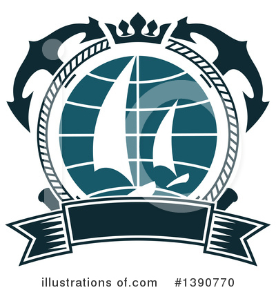 Yacht Clipart #1390770 by Vector Tradition SM