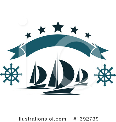 Sailboats Clipart #1392739 by Vector Tradition SM