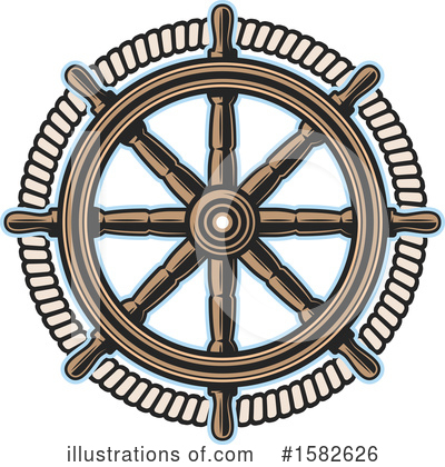Steering Wheel Clipart #1582626 by Vector Tradition SM