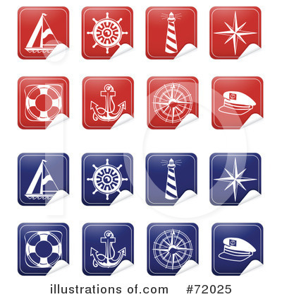 Royalty-Free (RF) Nautical Clipart Illustration by inkgraphics - Stock Sample #72025