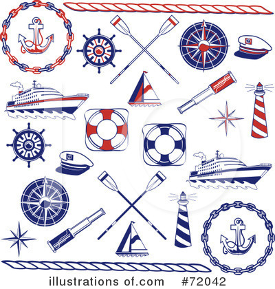Royalty-Free (RF) Nautical Clipart Illustration by inkgraphics - Stock Sample #72042
