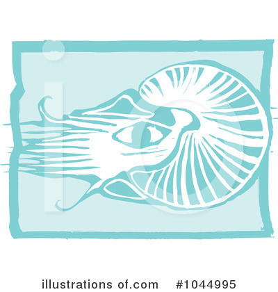 Royalty-Free (RF) Nautilus Clipart Illustration by xunantunich - Stock Sample #1044995