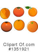 Navel Orange Clipart #1351921 by Vector Tradition SM