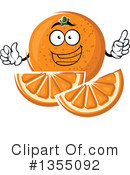 Navel Orange Clipart #1355092 by Vector Tradition SM