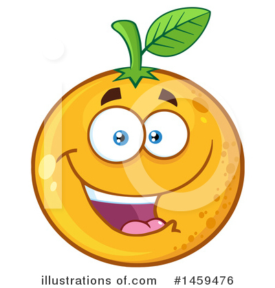 Orange Mascot Clipart #1459476 by Hit Toon