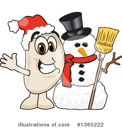 Royalty-Free (RF) Navy Bean Character Clipart Illustration by Mascot Junction - Stock Sample #1365222