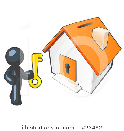 House Clipart #23462 by Leo Blanchette