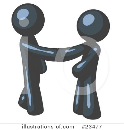 Handshake Clipart #23477 by Leo Blanchette