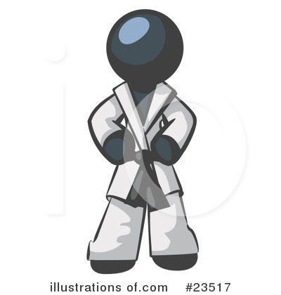 Karate Clipart #23517 by Leo Blanchette