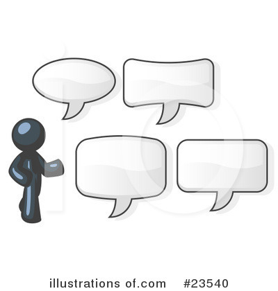 Word Balloon Clipart #23540 by Leo Blanchette