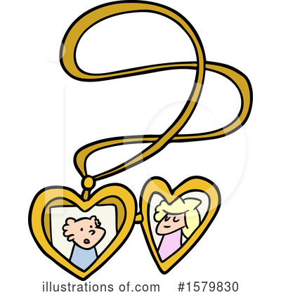 Royalty-Free (RF) Necklace Clipart Illustration by lineartestpilot - Stock Sample #1579830