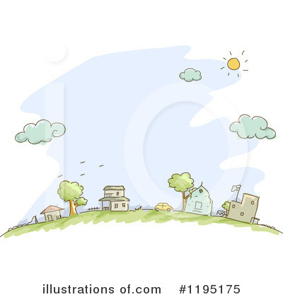 Royalty-Free (RF) Neighbors Clipart Illustration by BNP Design Studio - Stock Sample #1195175