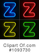 Neon Letters Clipart #1093730 by stockillustrations