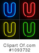 Neon Letters Clipart #1093732 by stockillustrations