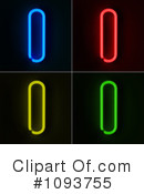 Neon Letters Clipart #1093755 by stockillustrations
