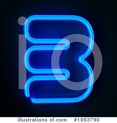 Royalty-Free (RF) Neon Number Clipart Illustration by stockillustrations - Stock Sample #1093790