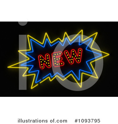 Royalty-Free (RF) Neon Sign Clipart Illustration by stockillustrations - Stock Sample #1093795