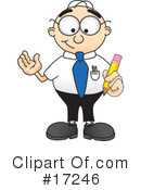 Nerd 1 Character Clipart #17246 by Mascot Junction