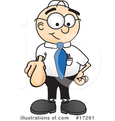 Royalty-Free (RF) Nerd 1 Character Clipart Illustration by Mascot Junction - Stock Sample #17261