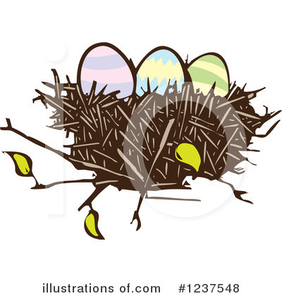 Royalty-Free (RF) Nest Clipart Illustration by xunantunich - Stock Sample #1237548