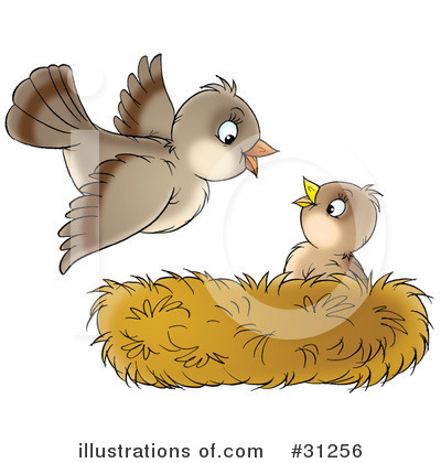 Royalty-Free (RF) Nest Clipart Illustration by Alex Bannykh - Stock Sample #31256