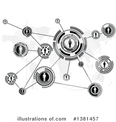Royalty-Free (RF) Networking Clipart Illustration by dero - Stock Sample #1381457