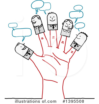 Royalty-Free (RF) Networking Clipart Illustration by NL shop - Stock Sample #1395508
