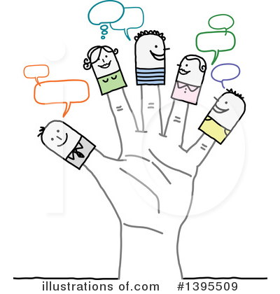 Royalty-Free (RF) Networking Clipart Illustration by NL shop - Stock Sample #1395509