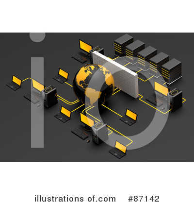Royalty-Free (RF) Networking Clipart Illustration by Tonis Pan - Stock Sample #87142