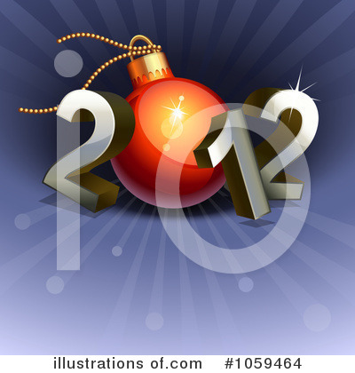 Royalty-Free (RF) New Year Clipart Illustration by Oligo - Stock Sample #1059464