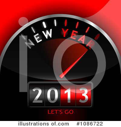 New Year Clipart #1086722 by Oligo