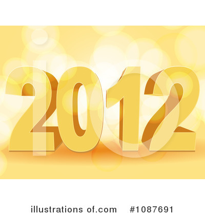 Royalty-Free (RF) New Year Clipart Illustration by elaineitalia - Stock Sample #1087691