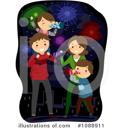 Royalty-Free (RF) New Year Clipart Illustration by BNP Design Studio - Stock Sample #1088911