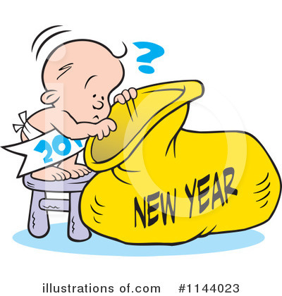 Royalty-Free (RF) New Year Clipart Illustration by Johnny Sajem - Stock Sample #1144023